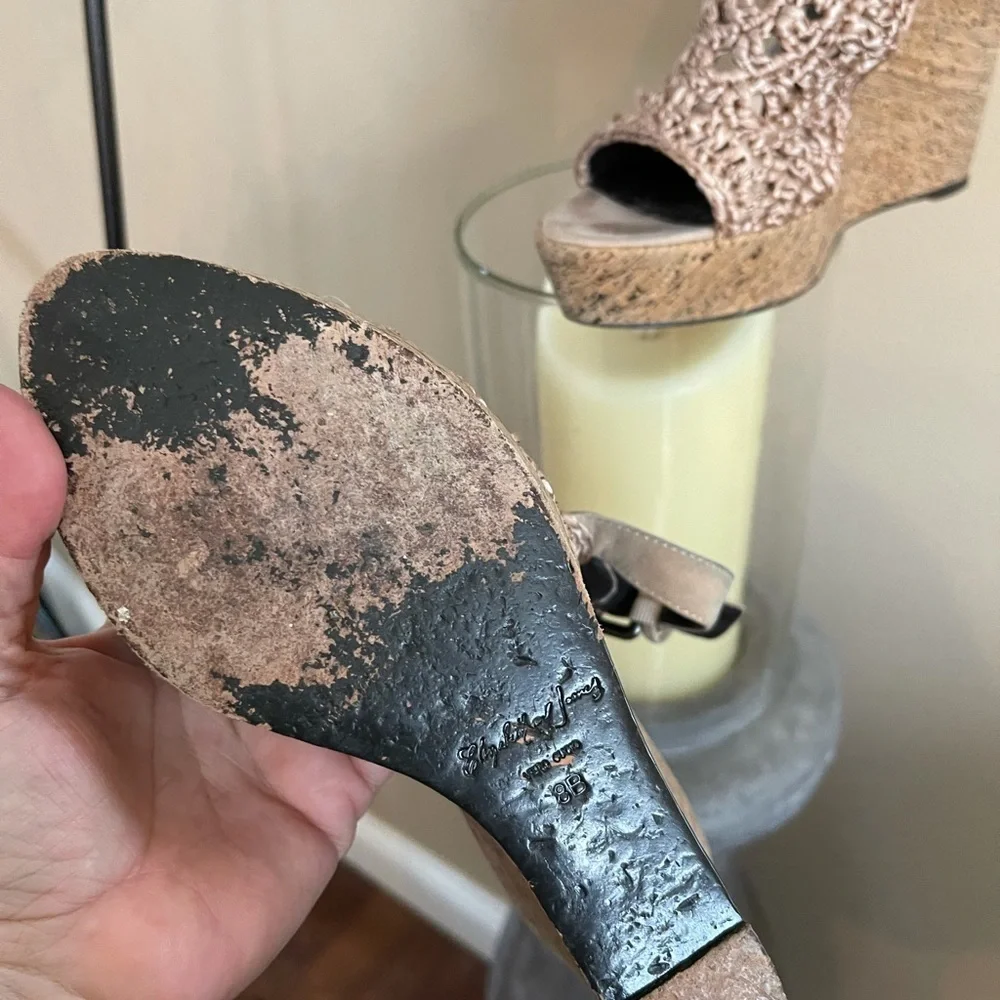 Elizabeth and James 'Halo' Macrame Wedges